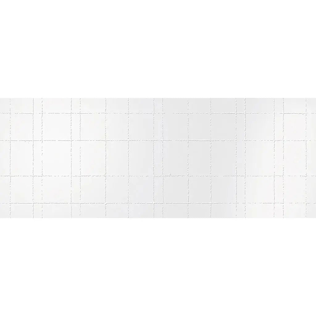 Cotton White 18x48 Textured Ceramic Large Format Tile (3 pack, 17.23 sq ft/case) by Apollo Tile