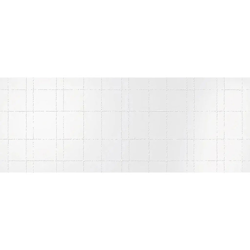 Cotton White 18x48 Textured Ceramic Large Format Tile (3 pack, 17.23 sq ft/case) by Apollo Tile