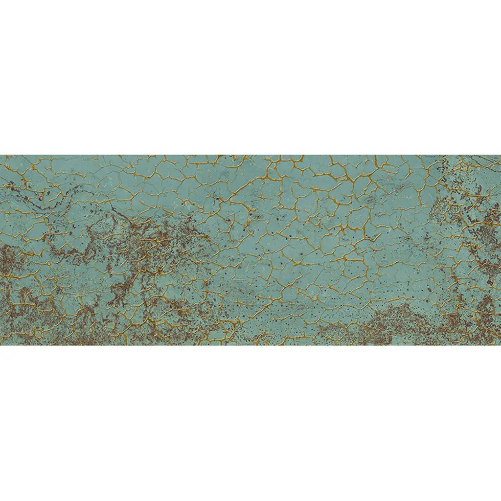 Viridian Green Gold Vein 18x48 Textured Ceramic Large Format Tile (3 pack, 17.23 sq ft/case) by Apollo Tile