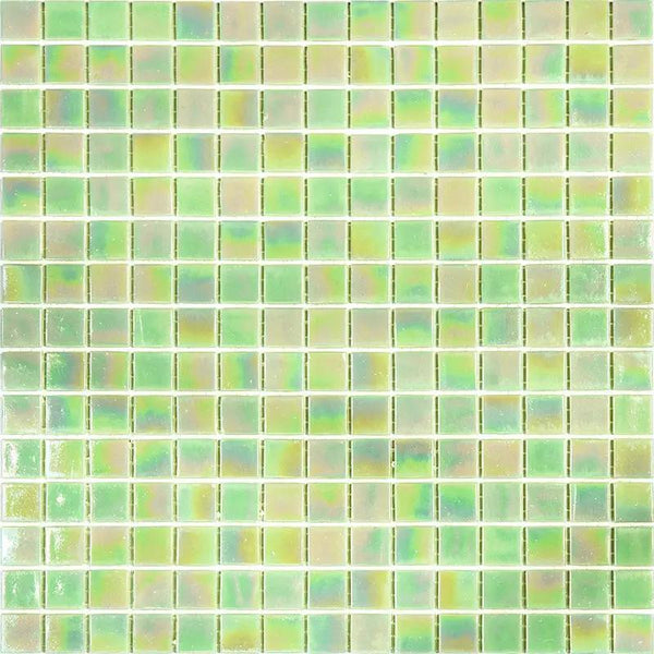 Lime Green 12x12 Glossy Uniform Square Glass Mosaic Tile (20 pack, 20 sq ft/case)