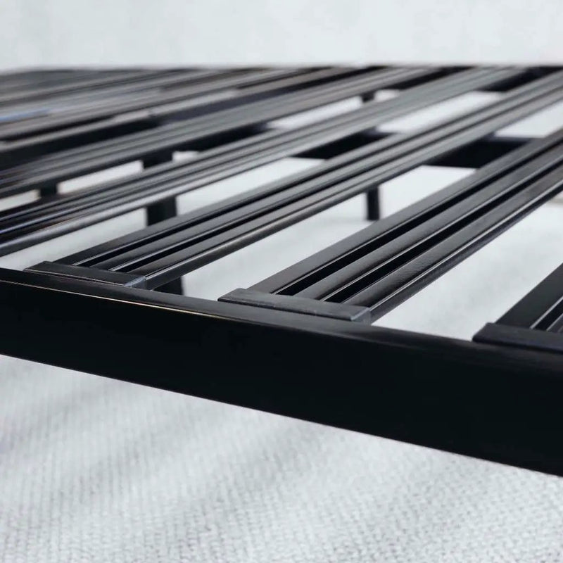 Full size Metal Platform Bed Frame with 3.86 inch Wide Heavy Duty Steel Slats by HomePacific