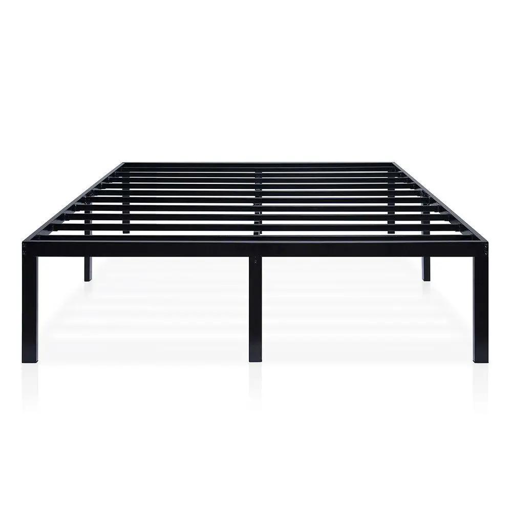 King size 16-inch High Heavy Duty Metal Platform Bed Frame by HomePacific
