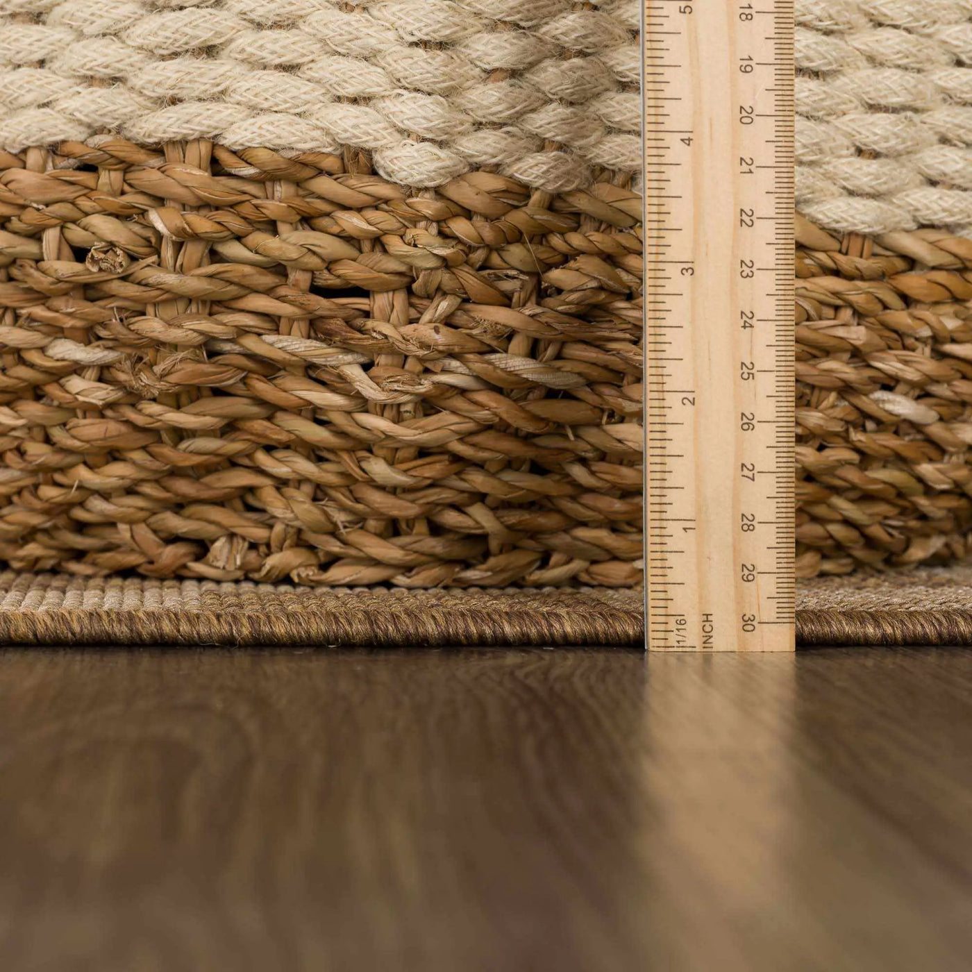 Kuval Checkered Brown Outdoor Rug by Boutique Rugs
