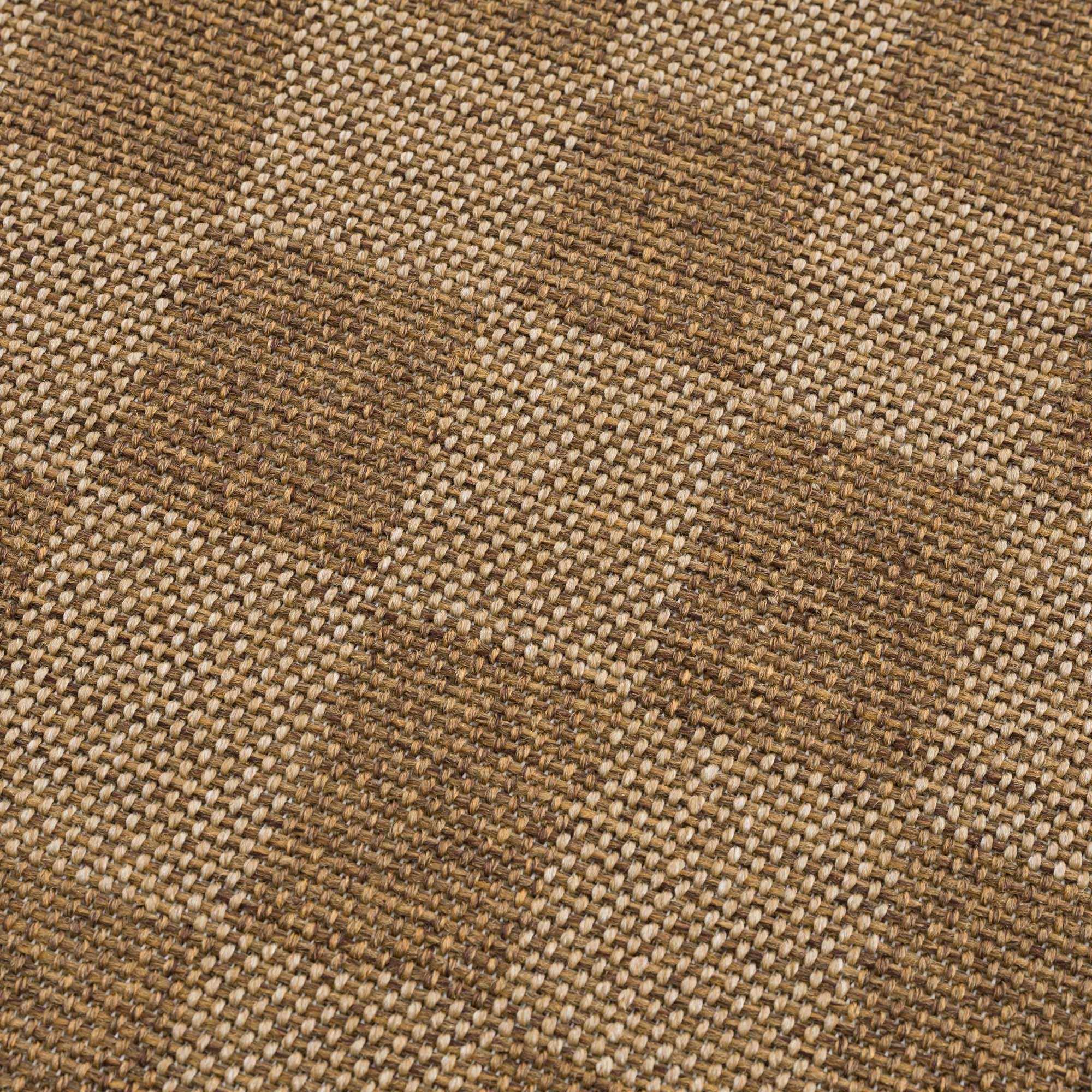Kuval Checkered Brown Outdoor Rug by Boutique Rugs