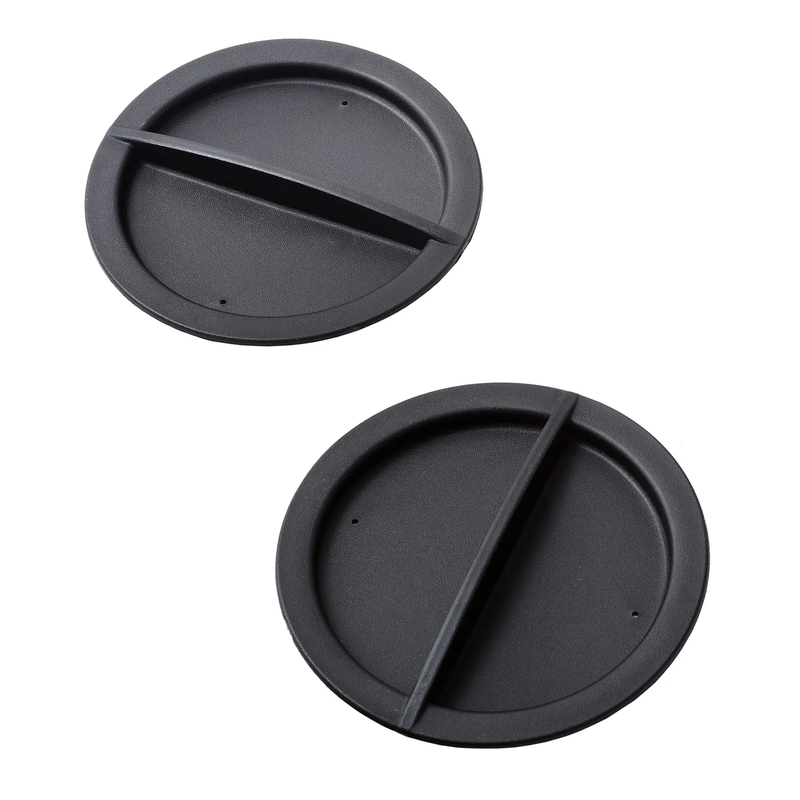 Flame King 2 pack Replacement Caps for Dual Propane Tank Cover - Black by Flame King Products