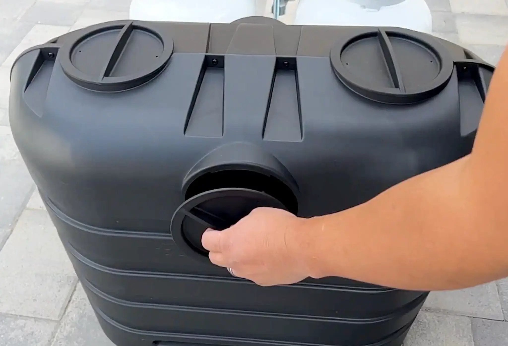 Flame King 2 pack Replacement Caps for Dual Propane Tank Cover - Black by Flame King Products