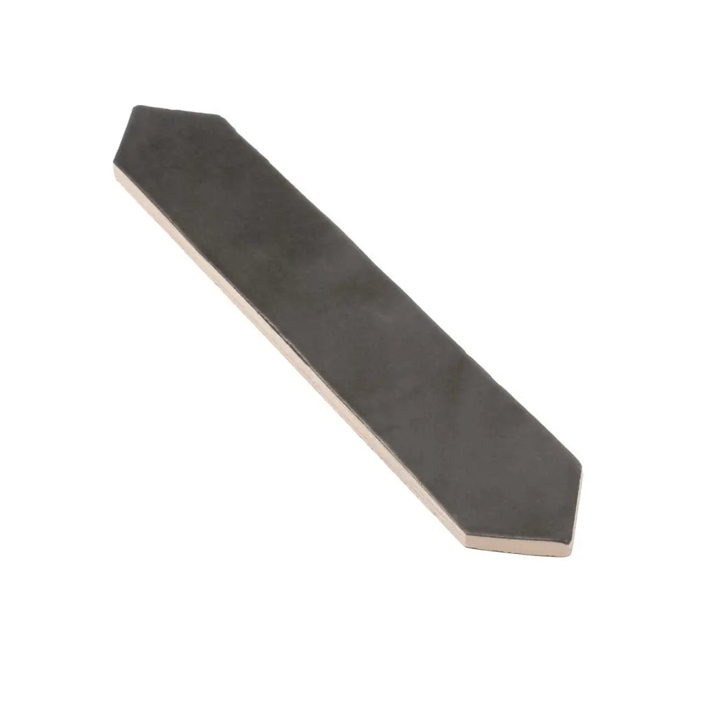 Black 2x10 Matte Picket Ceramic Tile (23 pack, 2.37 sq ft/case) by Apollo Tile