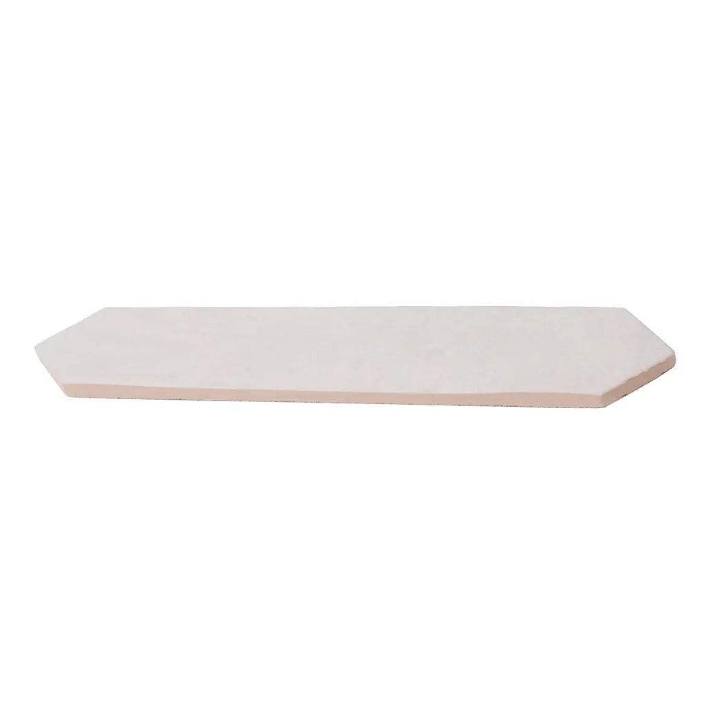 Pearl White 2x10 Matte Picket Ceramic Tile (23 pack, 2.37 sq ft/case) by Apollo Tile