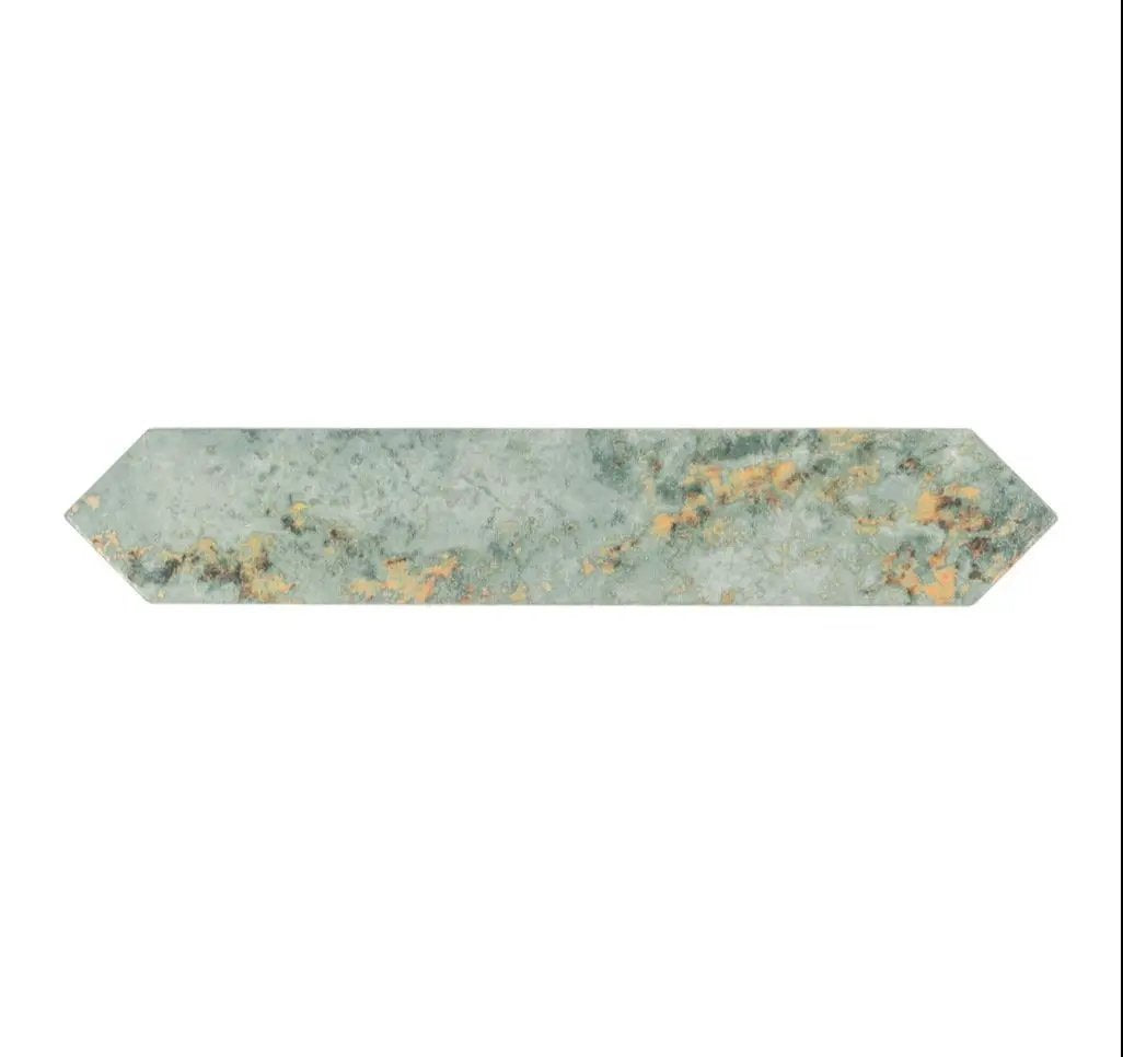 Moss Green 2x10 Glossy Picket Ceramic Tile (23 pack, 2.37 sq ft/case) by Apollo Tile