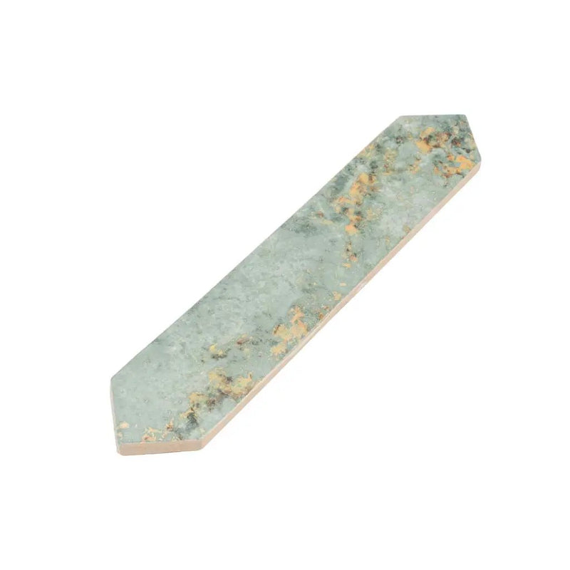 Moss Green 2x10 Glossy Picket Ceramic Tile (23 pack, 2.37 sq ft/case) by Apollo Tile
