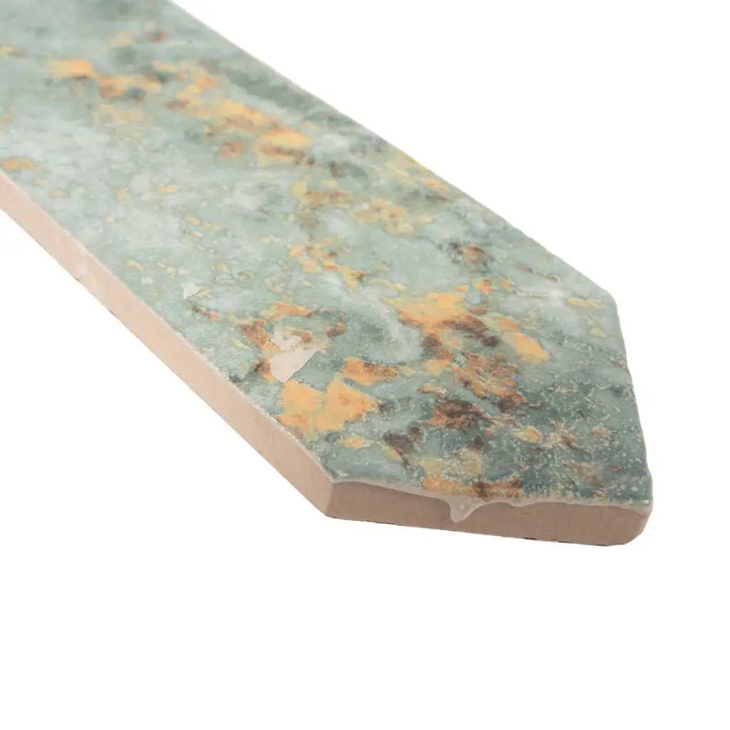 Moss Green 2x10 Glossy Picket Ceramic Tile (23 pack, 2.37 sq ft/case) by Apollo Tile
