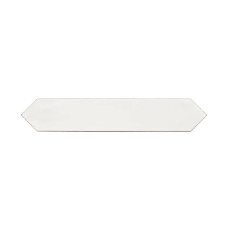 Cotton White 2x10 Matte Picket Ceramic Tile (23 pack, 2.37 sq ft/case) by Apollo Tile