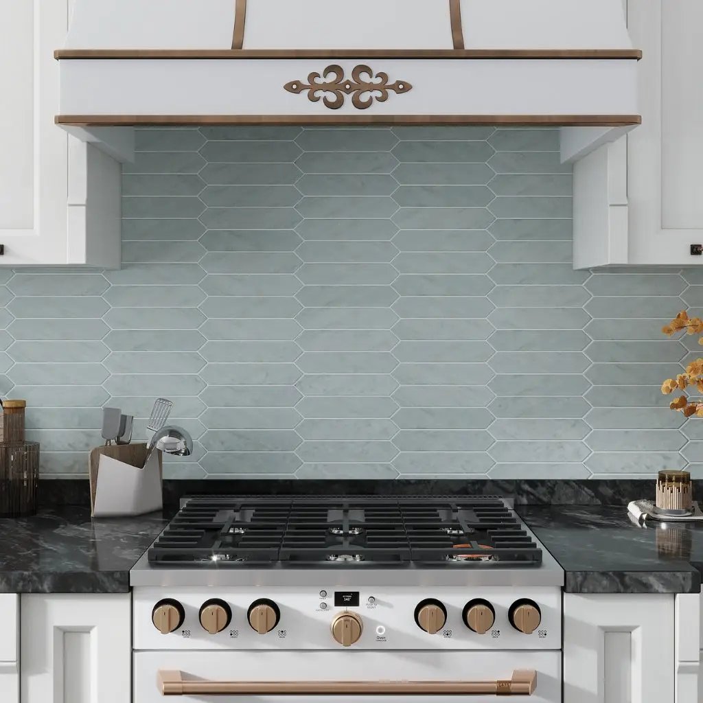 Pistachio Green 2x10 Matte Picket Ceramic Tile (23 pack, 2.37 sq ft/case) by Apollo Tile