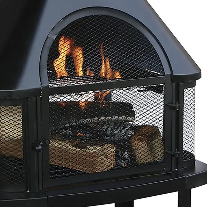 Heavy Duty Steel Wood Burning Pagoda Chiminea by HomePacific