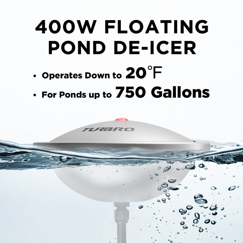 (Open Box) Neighborhood PD400A Pond Deicer by TURBRO