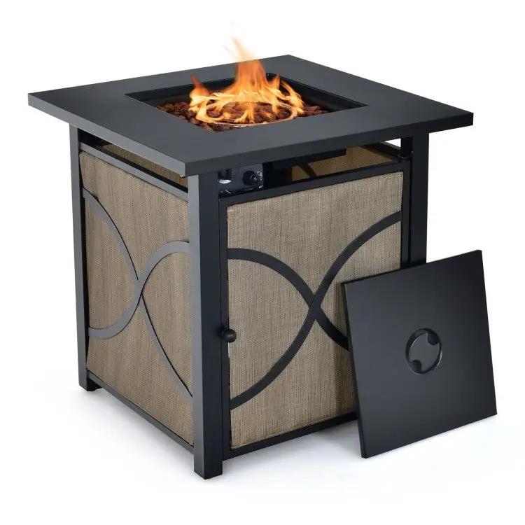 40,000 BTU Portable LP Gas Propane Fire Pit Table by HomePacific