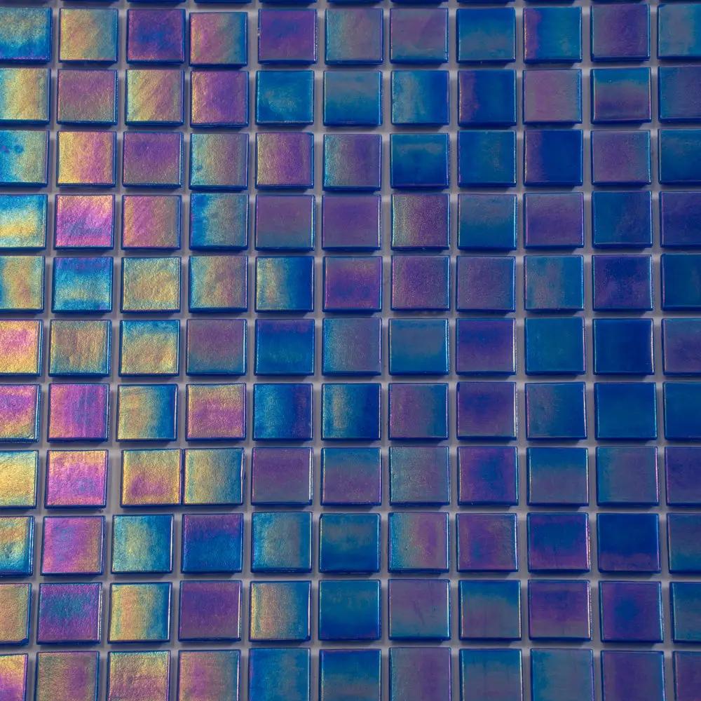 Royal Blue 12x12 Uniform Square Glossy Glass Mosaic Tile (20 pack, 20 sq ft/case) by Apollo Tile
