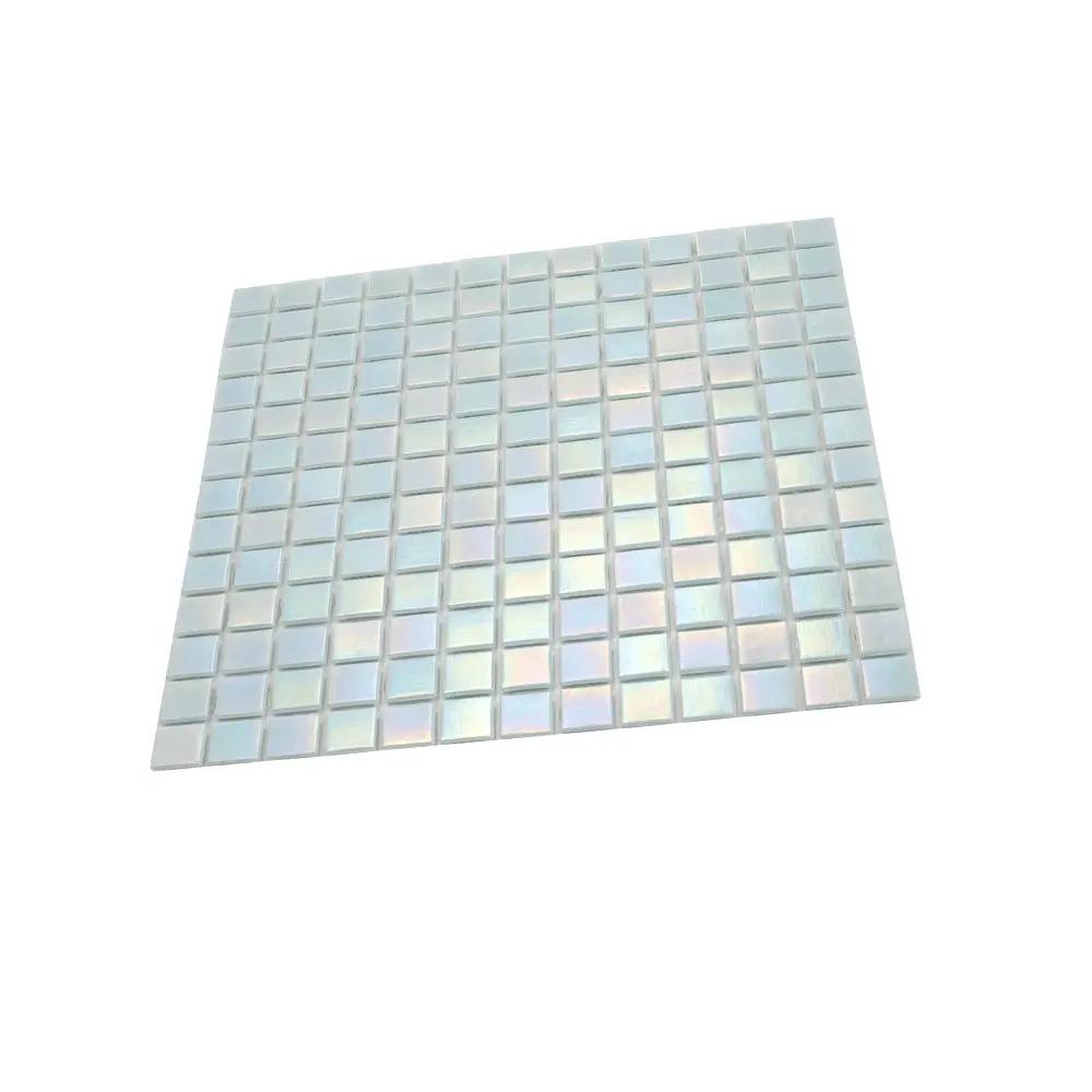 Stone Blue 12x12 Glossy Uniform Square Glass Mosaic Tile (20 pack, 20 sq ft/case) by Apollo Tile