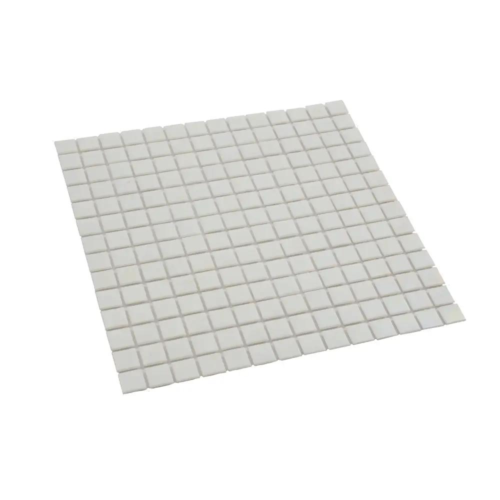 White 12x12 Glossy Uniform Square Glass Mosaic Tile (20 pack, 20 sq ft/case) by Apollo Tile