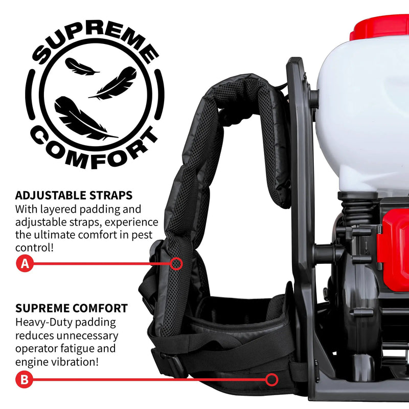 4 Gal Battery Powered Backpack Mosquito Fogger Sprayer 36V for Pest Control Ticks, Fleas, Flies, and Mosquitoes by Tomahawk Power