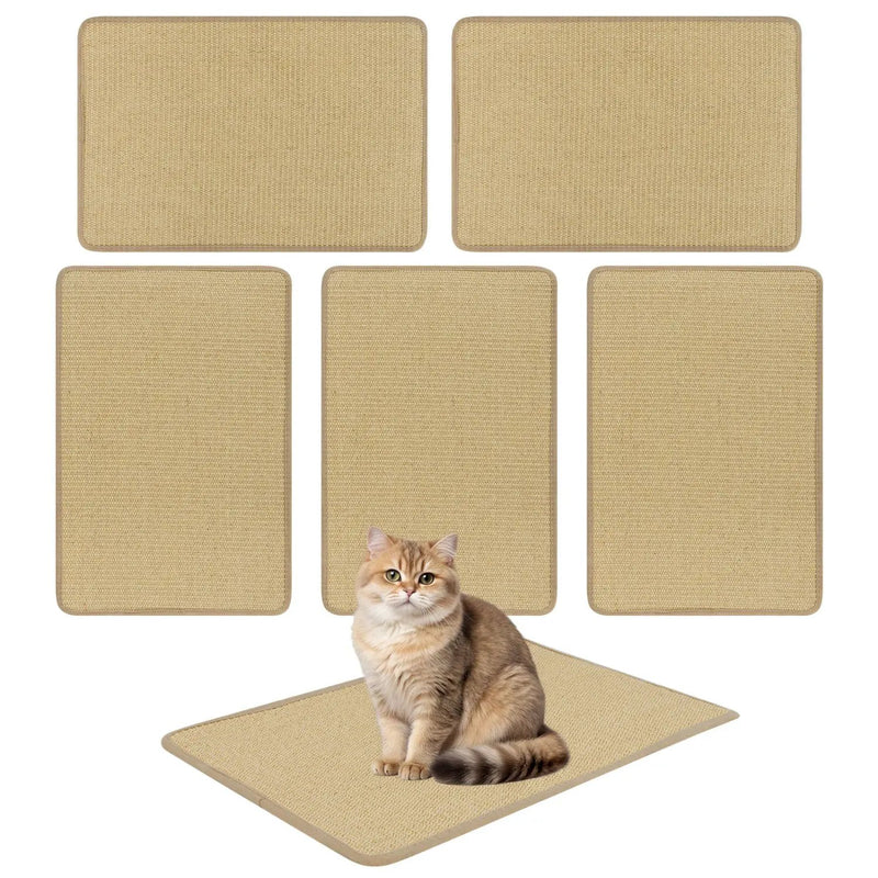 12 Pieces Cat Scratcher Mat Set 24 x 16 Inch Natural Sisal Pads by DirectDeals