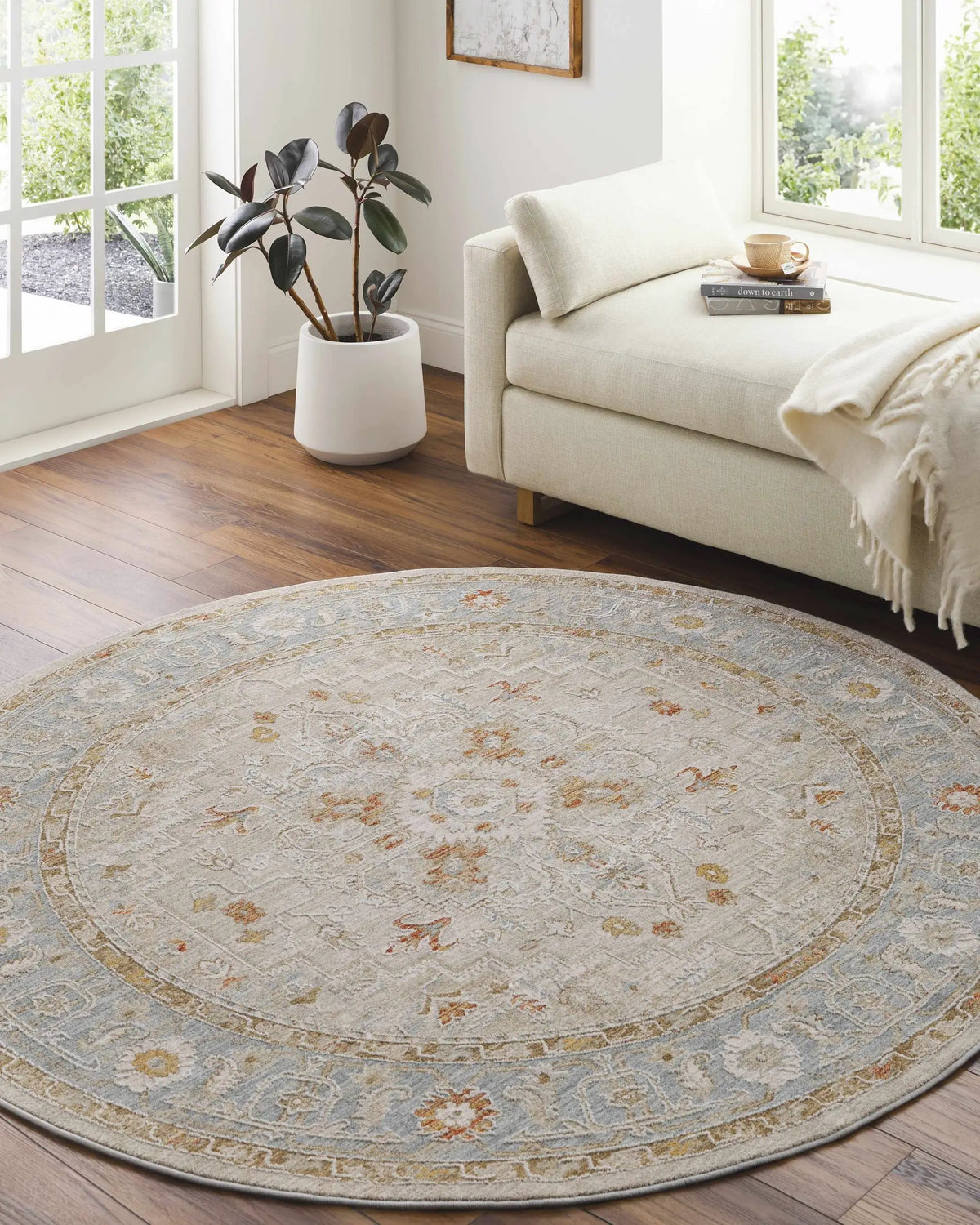 Phyllis Thick Luxe Statement Rug, installed in a room 2