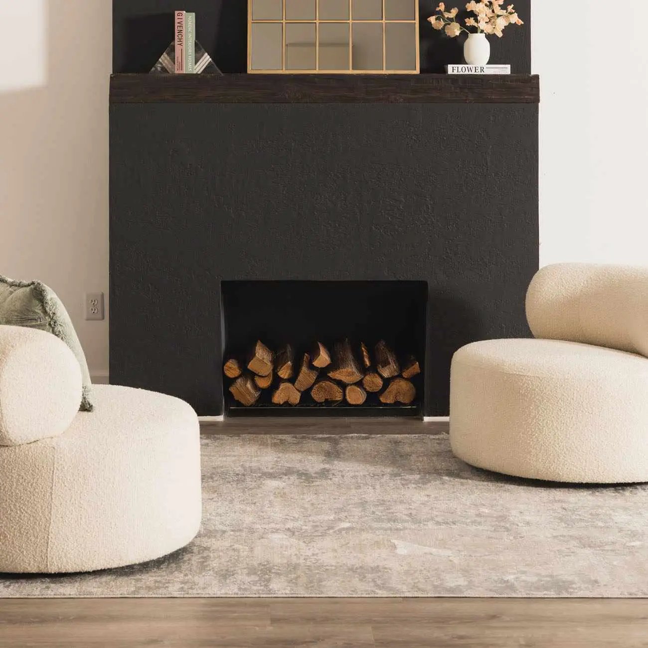 Pialba Thick Luxe Abstract Smokey Rug by Boutique Rugs