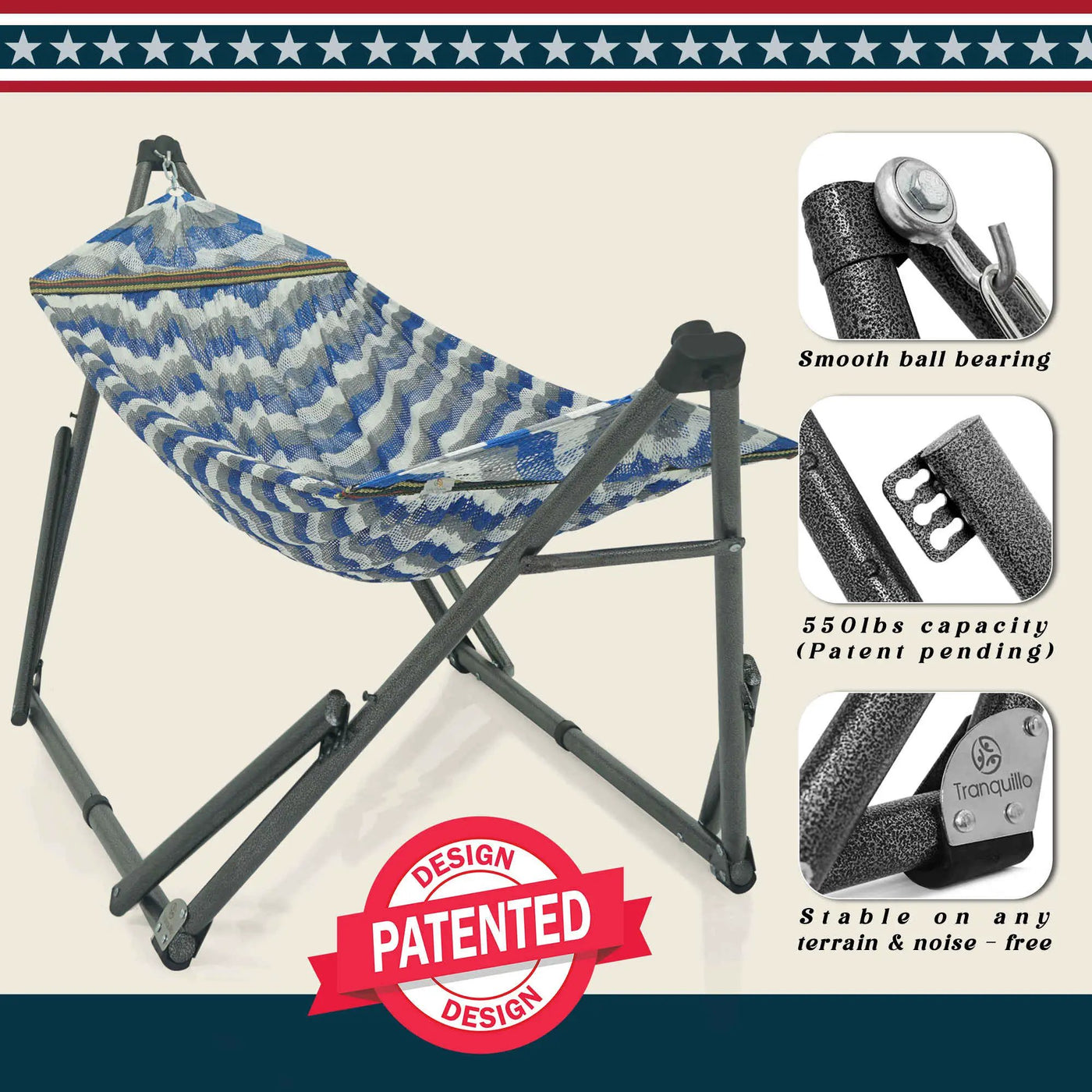 Uniki Collapsible Hammock Stand by Megsu