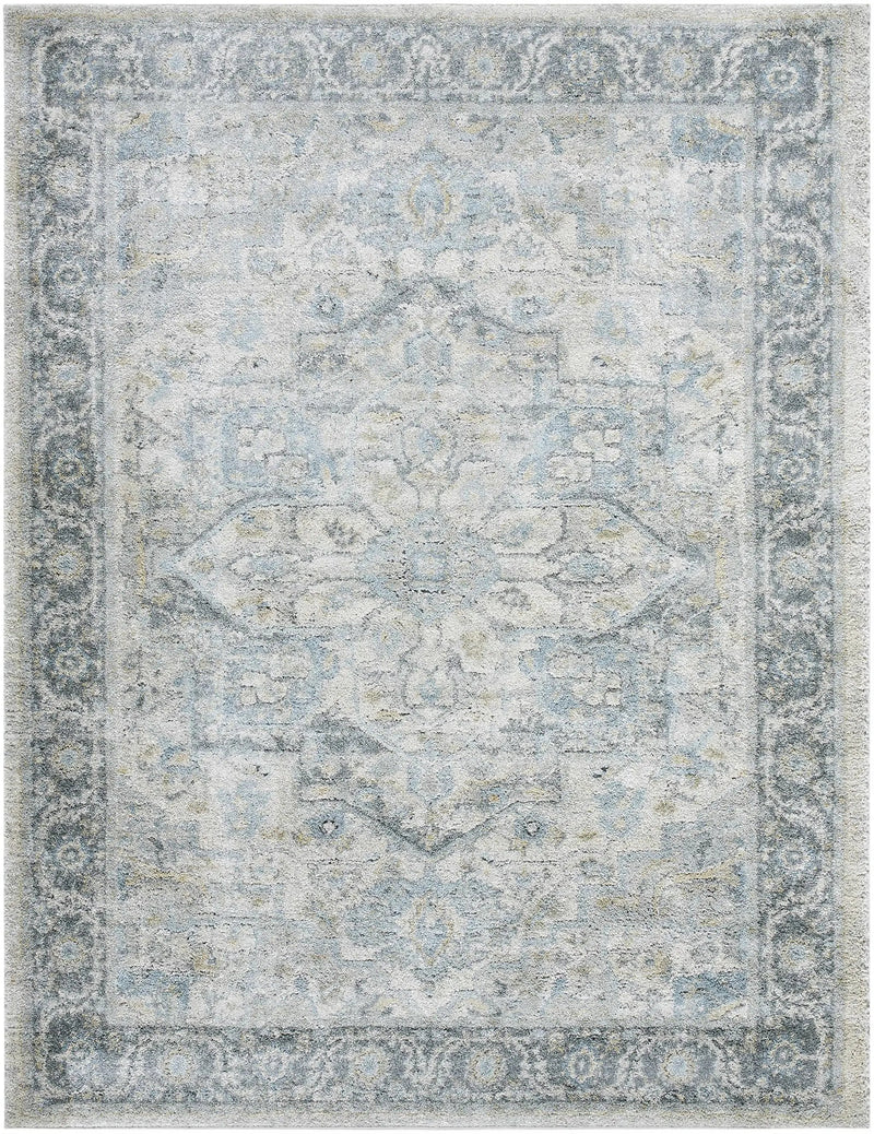 Akshay Light Gray Thick Luxe Area Rug by Boutique Rugs