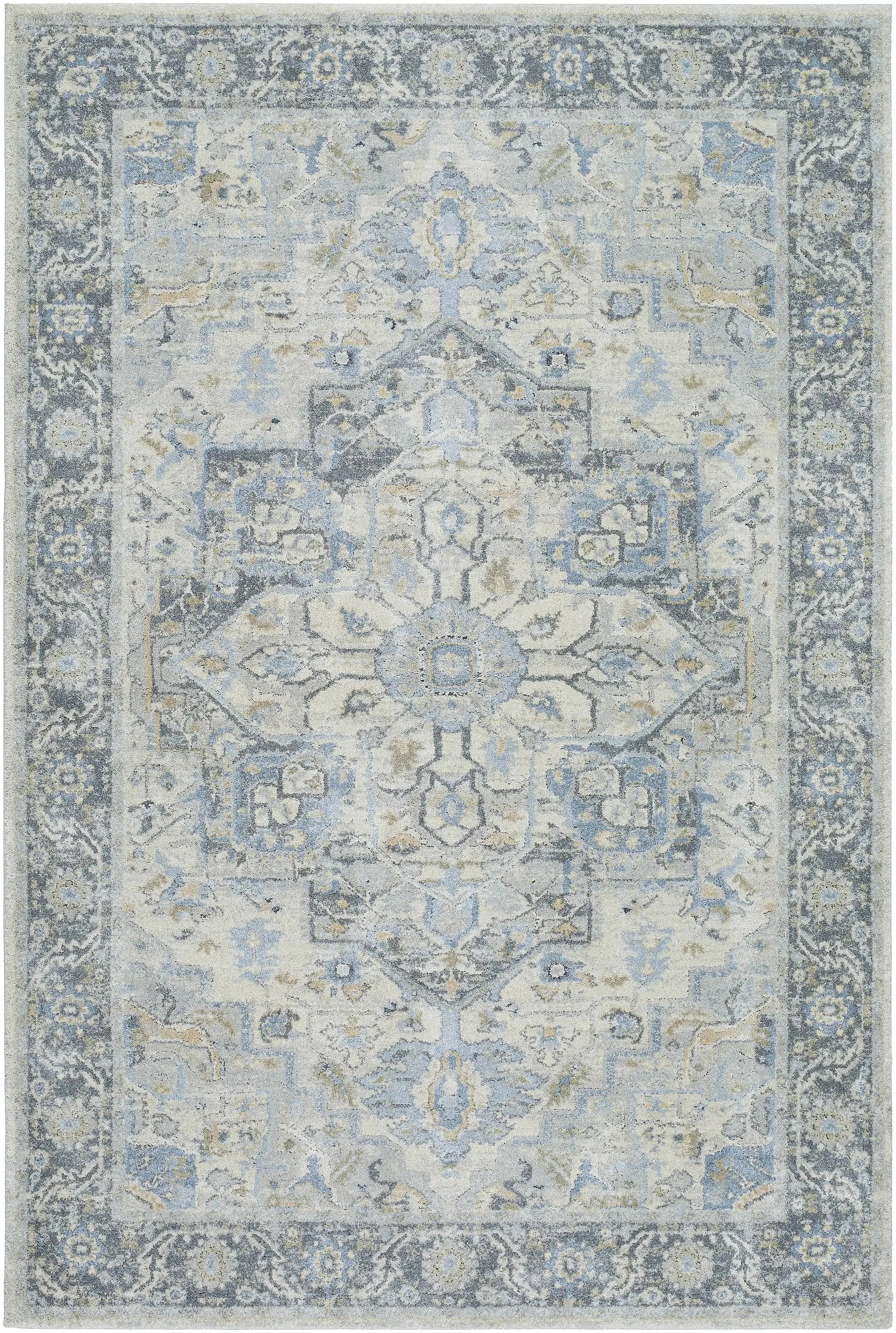 Akshay Light Gray Thick Luxe Area Rug by Boutique Rugs