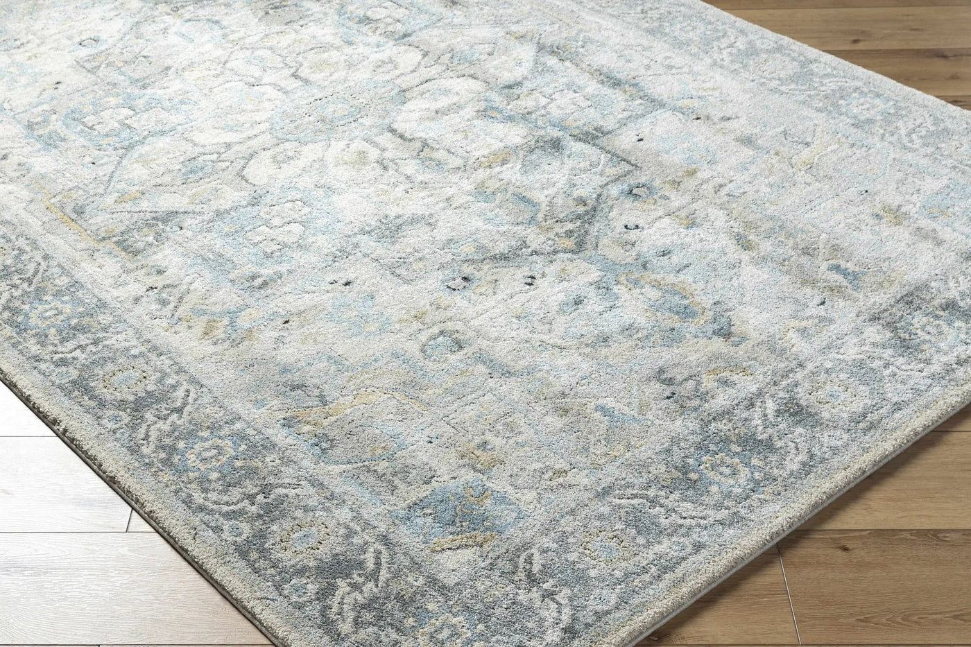 Akshay Light Gray Thick Luxe Area Rug by Boutique Rugs