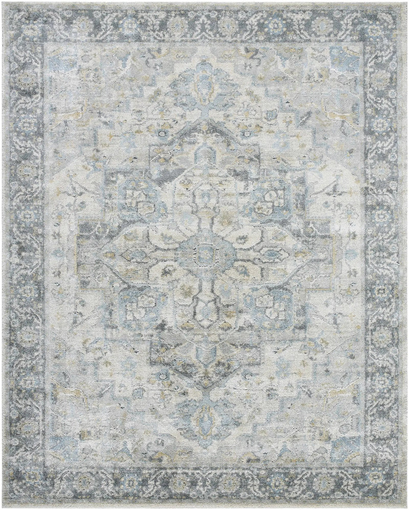 Akshay Light Gray Thick Luxe Area Rug by Boutique Rugs