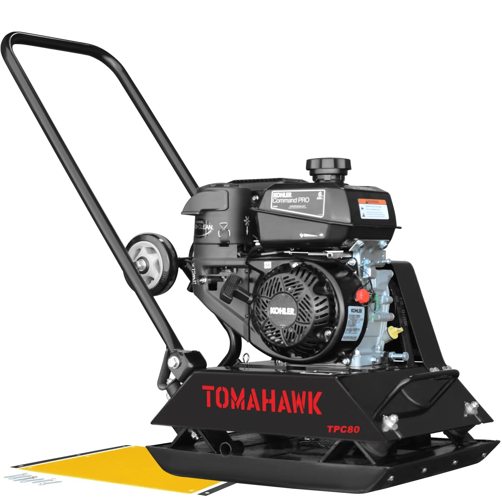 Vibratory Plate Compactor Tamper with Kohler Engine for Dirt Gravel Soil Compaction by Tomahawk Power