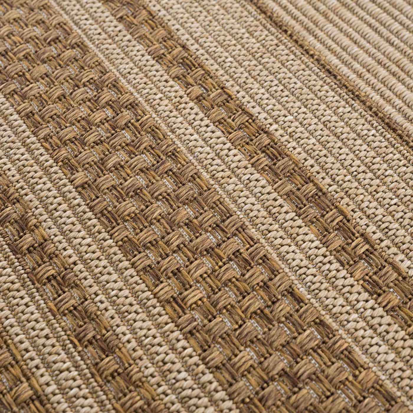 Isoko Bordered Faux Jute Outdoor Rug by Boutique Rugs