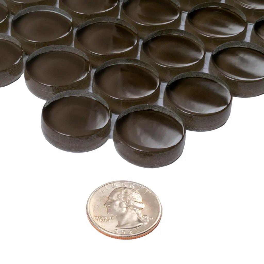 Ash Gray 12x12 Glossy Penny Round Glass Mosaic Tile (5 pack, 5 sq ft/case) by Apollo Tile