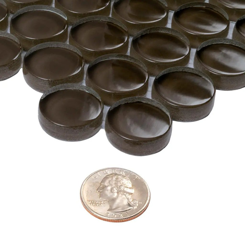 Ash Gray 12x12 Glossy Penny Round Glass Mosaic Tile (5 pack, 5 sq ft/case) by Apollo Tile