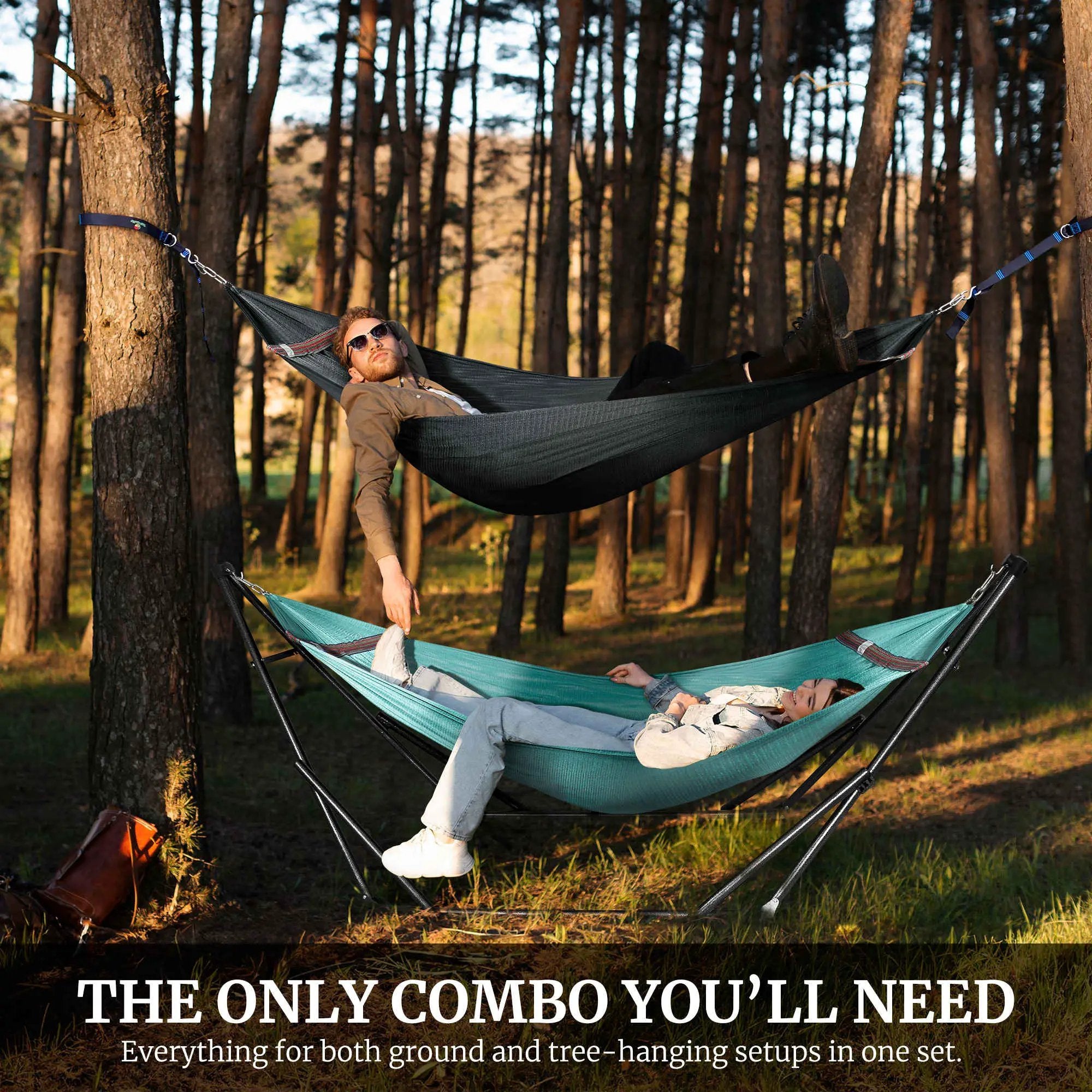 Tranquillo Comfort Set Original Hammock Stand for Ultimate Relaxation by Megsu