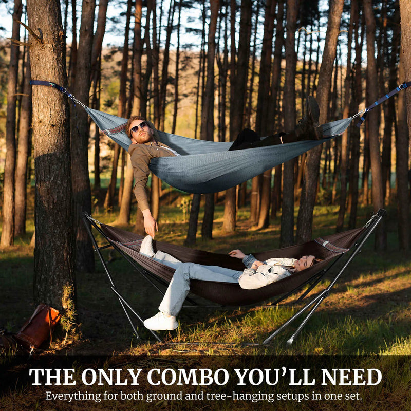 Tranquillo Comfort Set Original Hammock Stand for Ultimate Relaxation by Megsu
