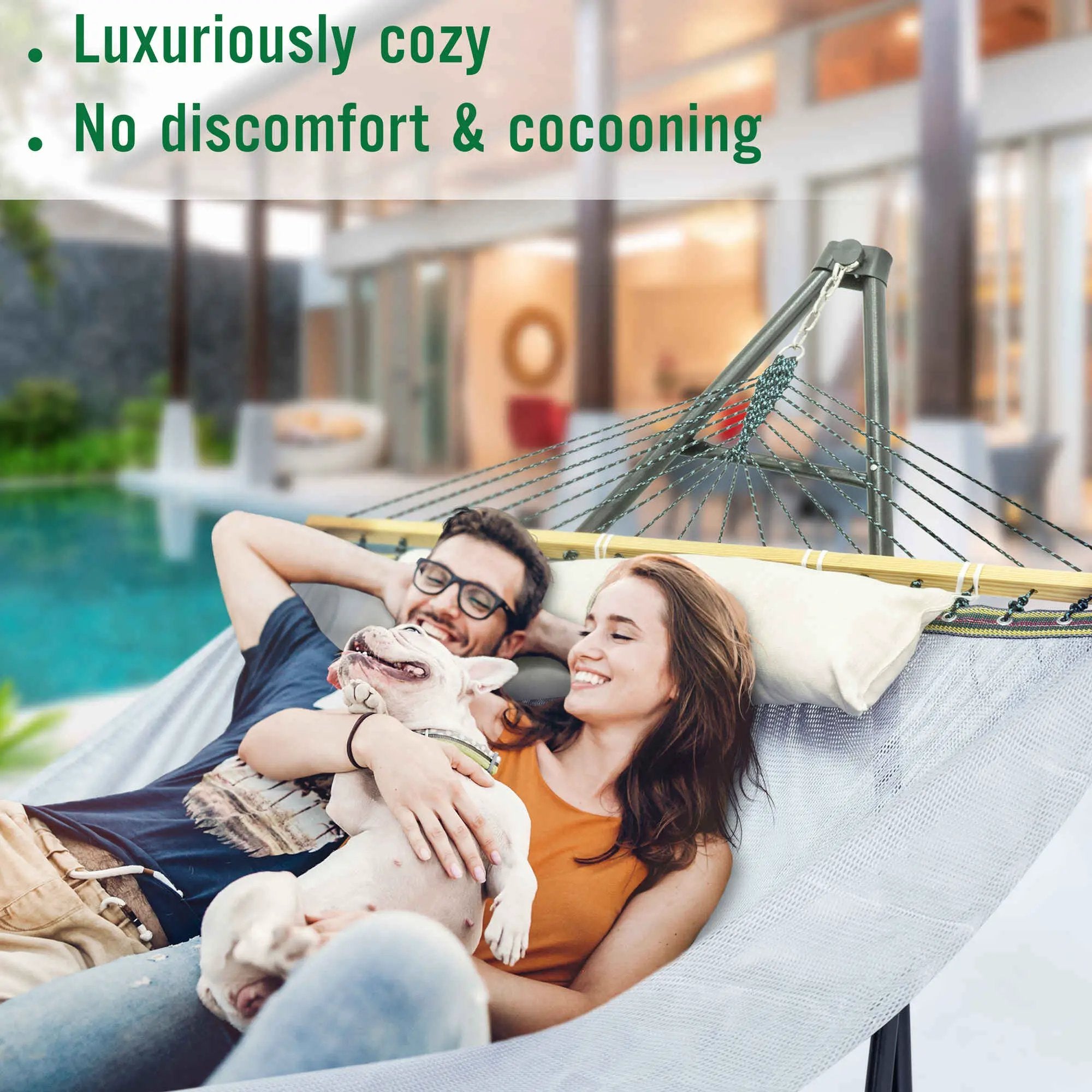 Tranquillo Unity Adjustable Hammock Stand for Ultimate Relaxation by Megsu