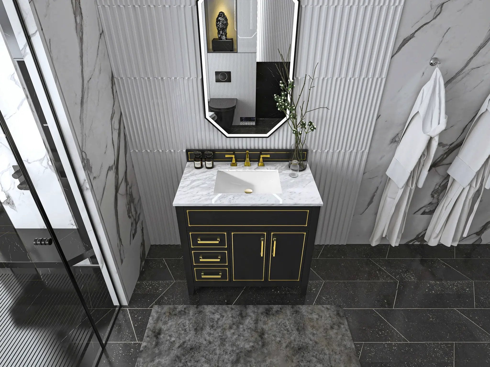 Aspen 36" Bath Vanity Set by Ancerre Designs