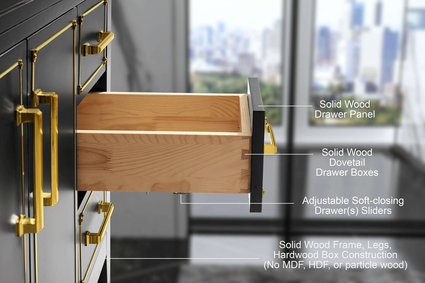 Aspen 48" Bath Vanity Set by Ancerre Designs