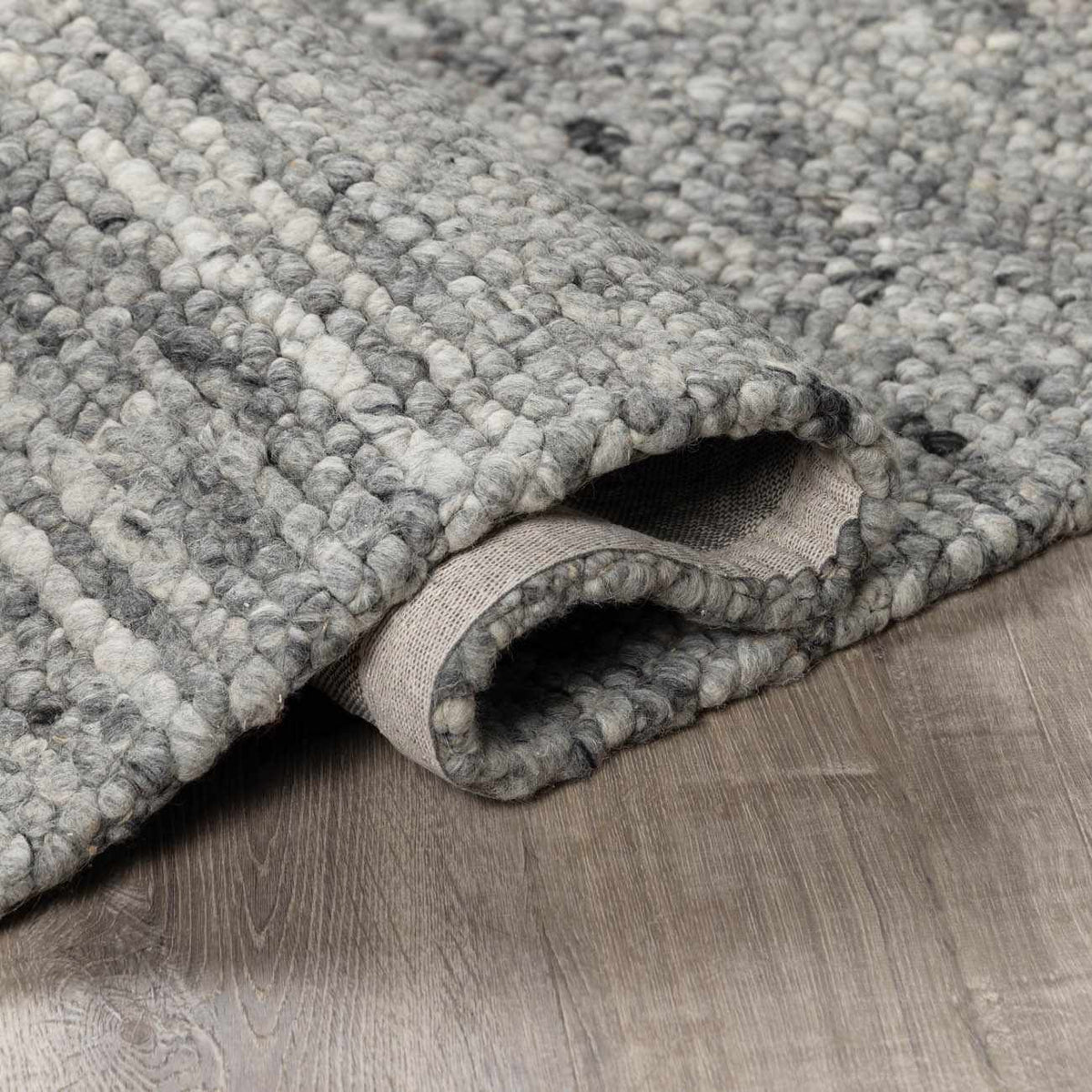 Olisa Charcoal Wool Area Rug, photo 7 of 15