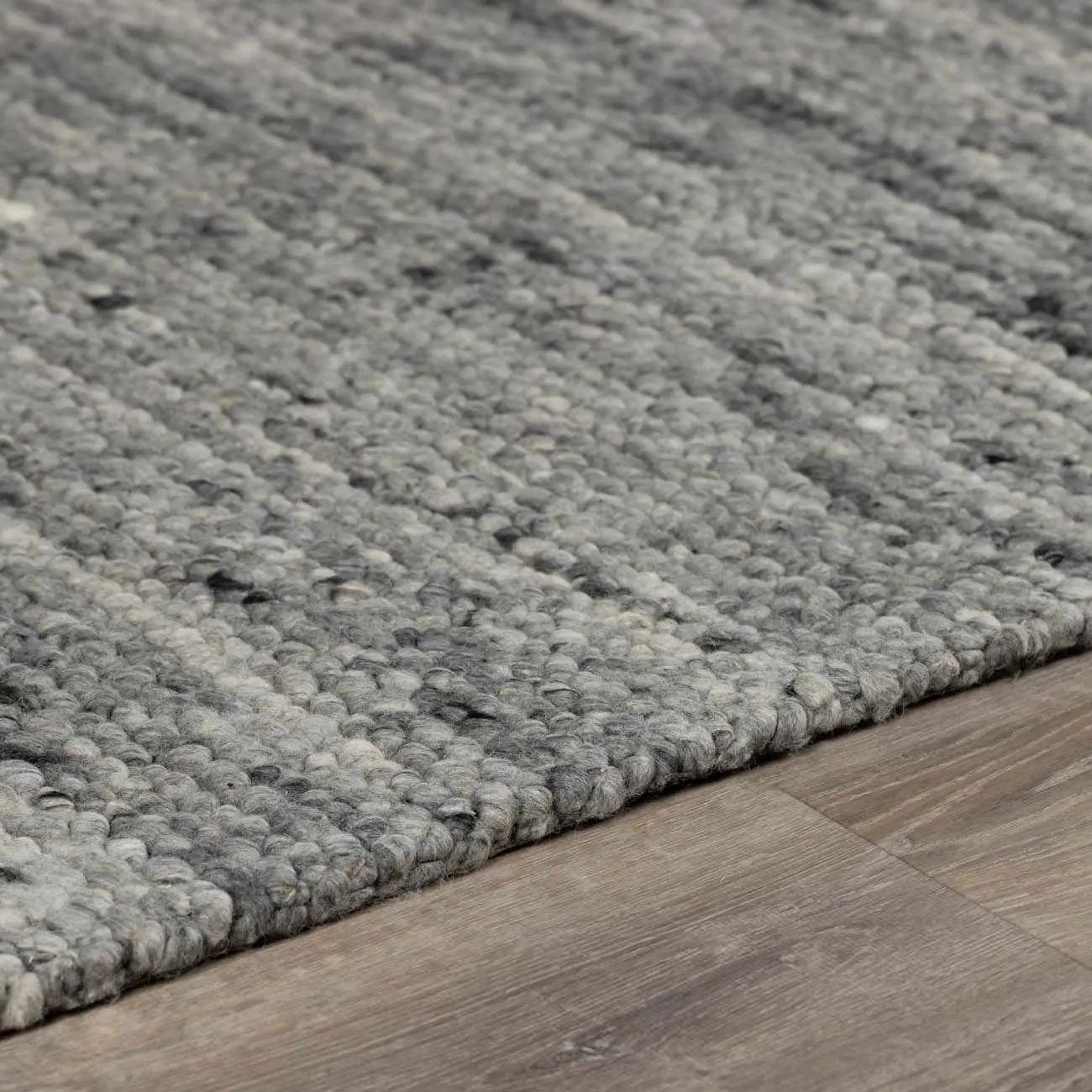 Olisa Charcoal Wool Area Rug by Boutique Rugs