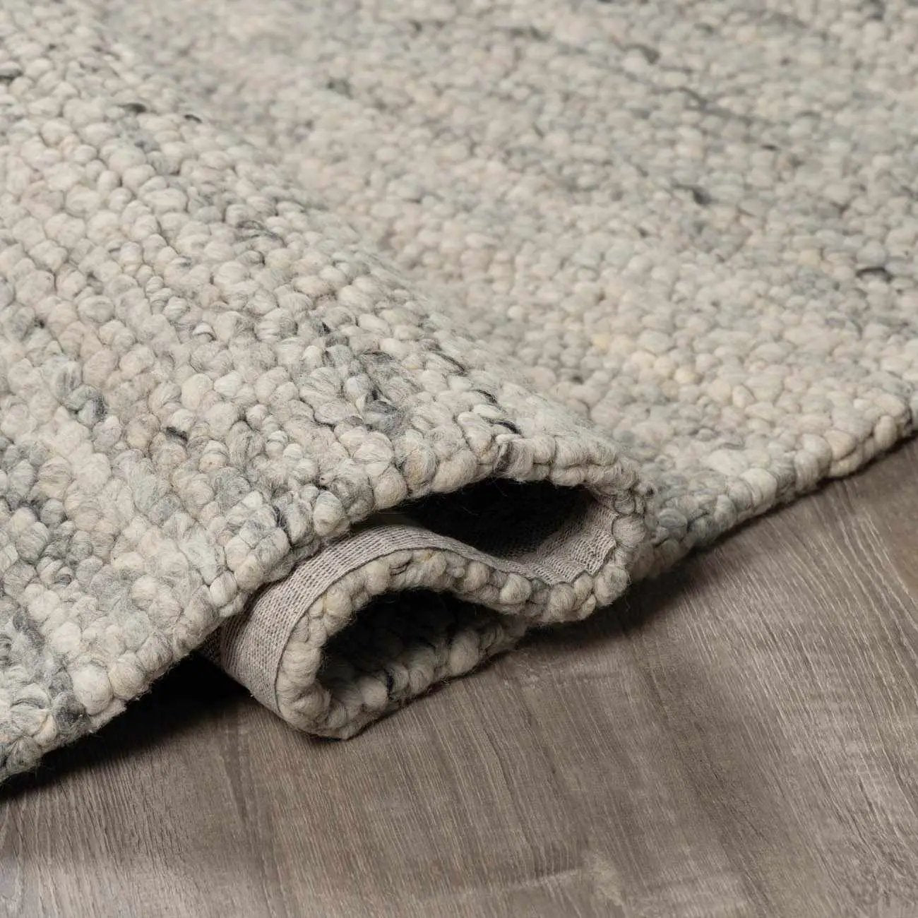 Olisa Gray Wool Area Rug by Boutique Rugs