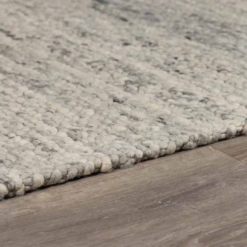 Olisa Gray Wool Area Rug by Boutique Rugs