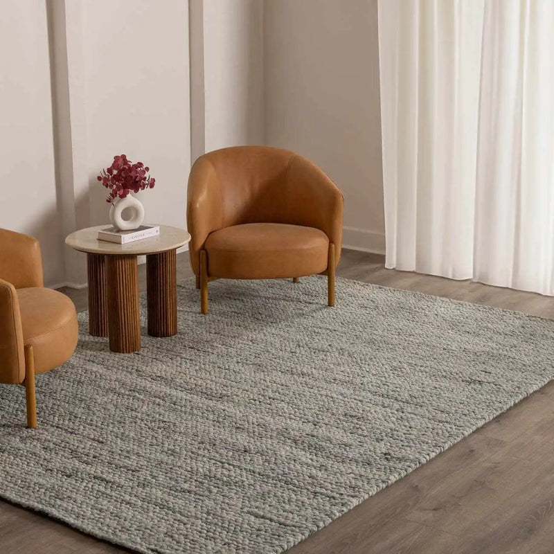 Olisa Gray Wool Area Rug by Boutique Rugs