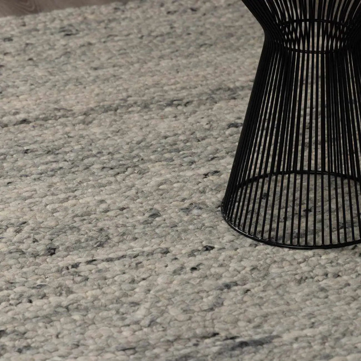 Olisa Gray Wool Area Rug, photo 13 of 15