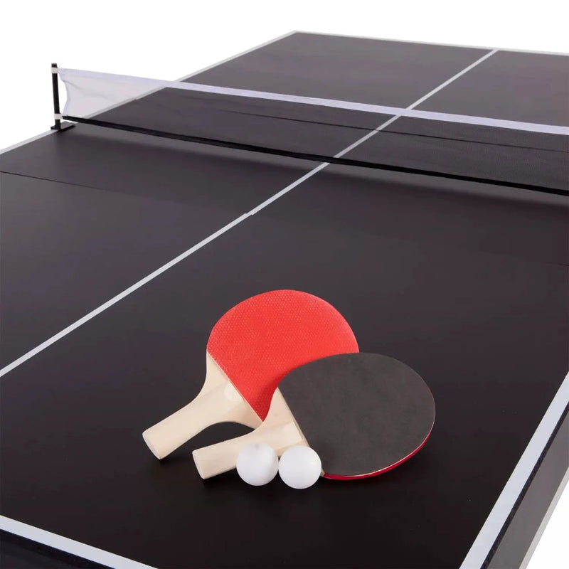 7-Foot 2-in-1 Conversion top Pool Table Ping Pong Table Set by HomePacific