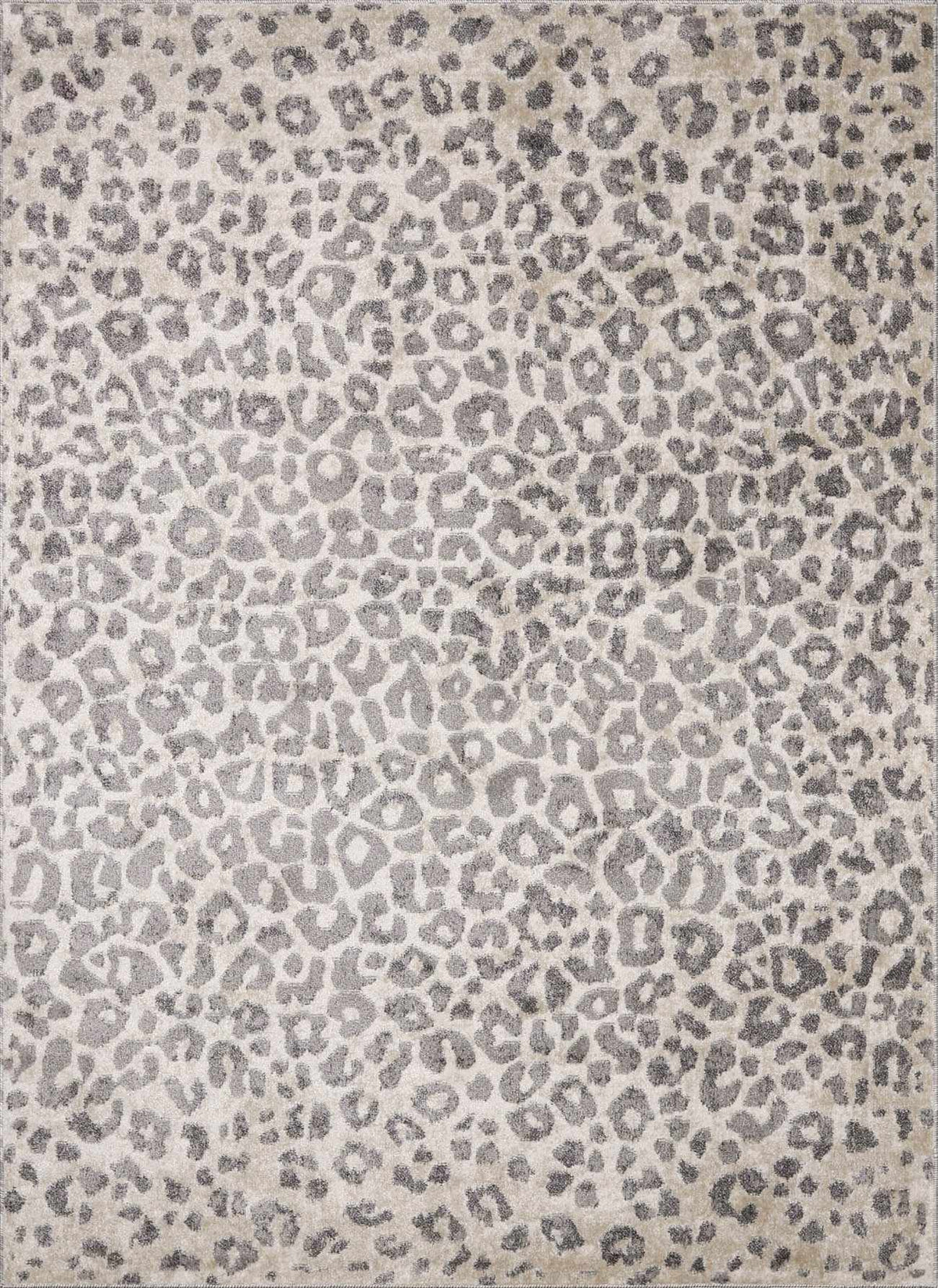 Beige Liversedge Leopard Print Area Rug
