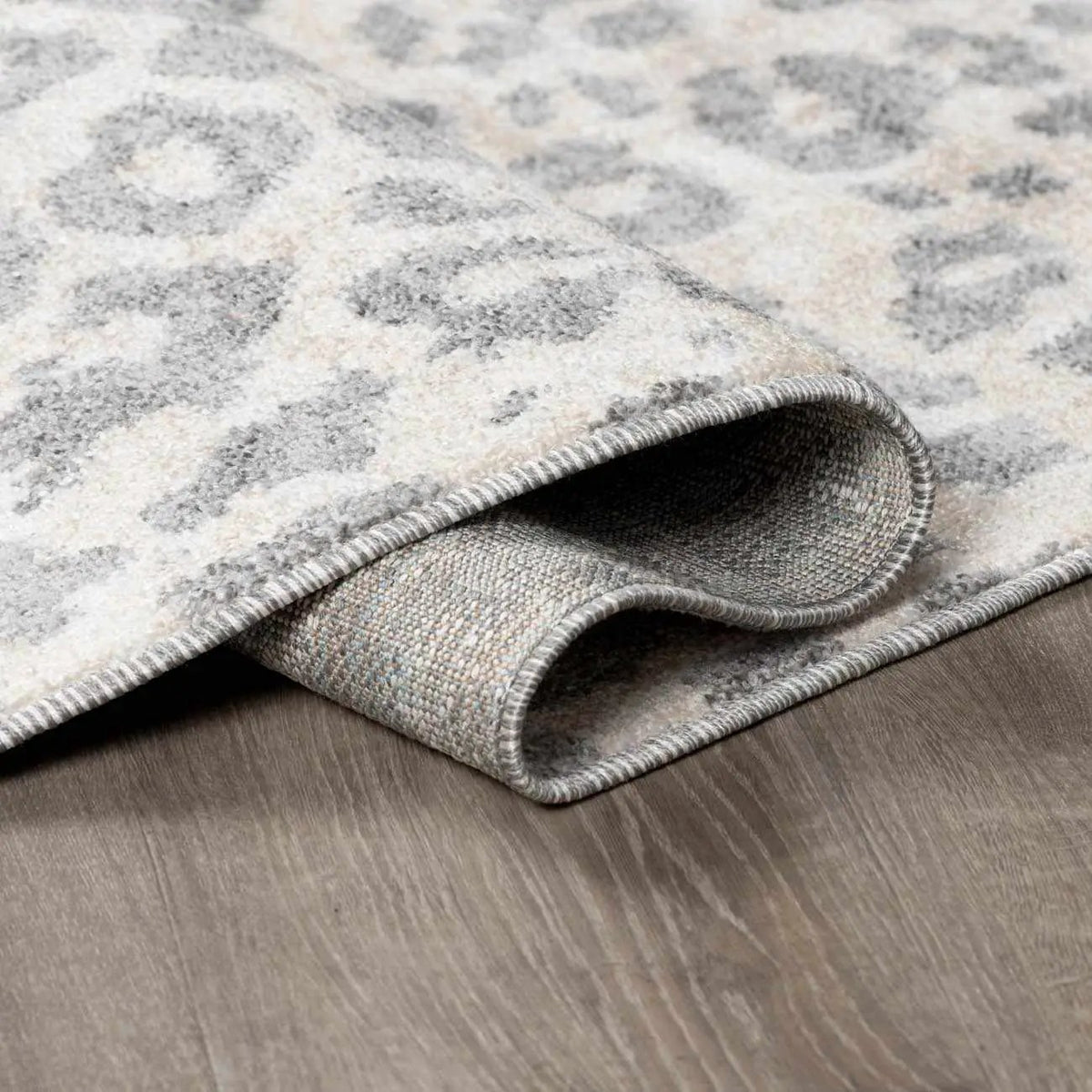 Beige Liversedge Leopard Print Area Rug, photo 7 of 13